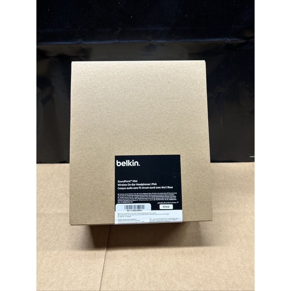 Belkin SoundForm Mini Pink - Wireless Bluetooth Headphones For Kids with Mic